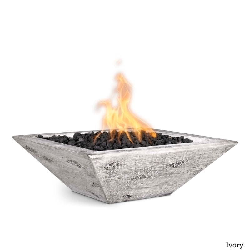 Maya Fire Bowl - Wood Grain Ivory