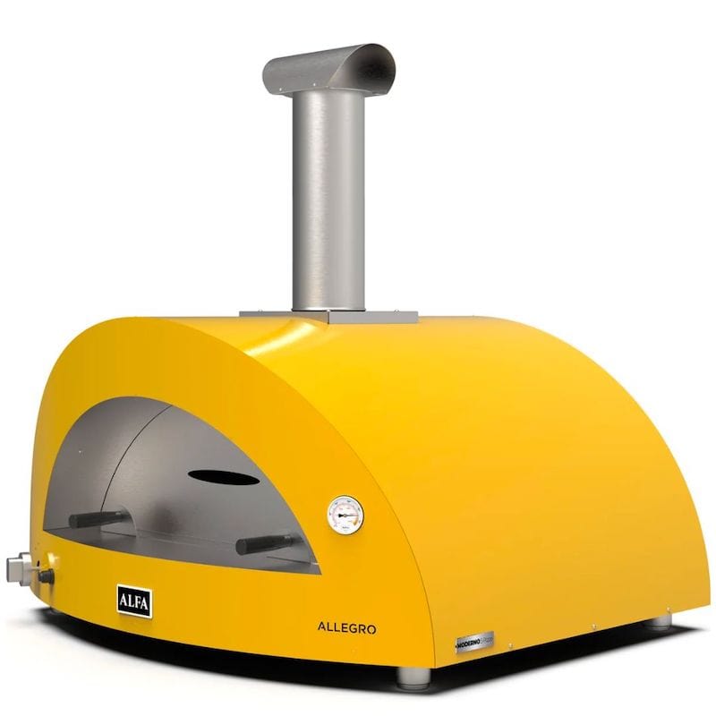 Yellow Alfa MODERNO 5 Pizze Gas Oven