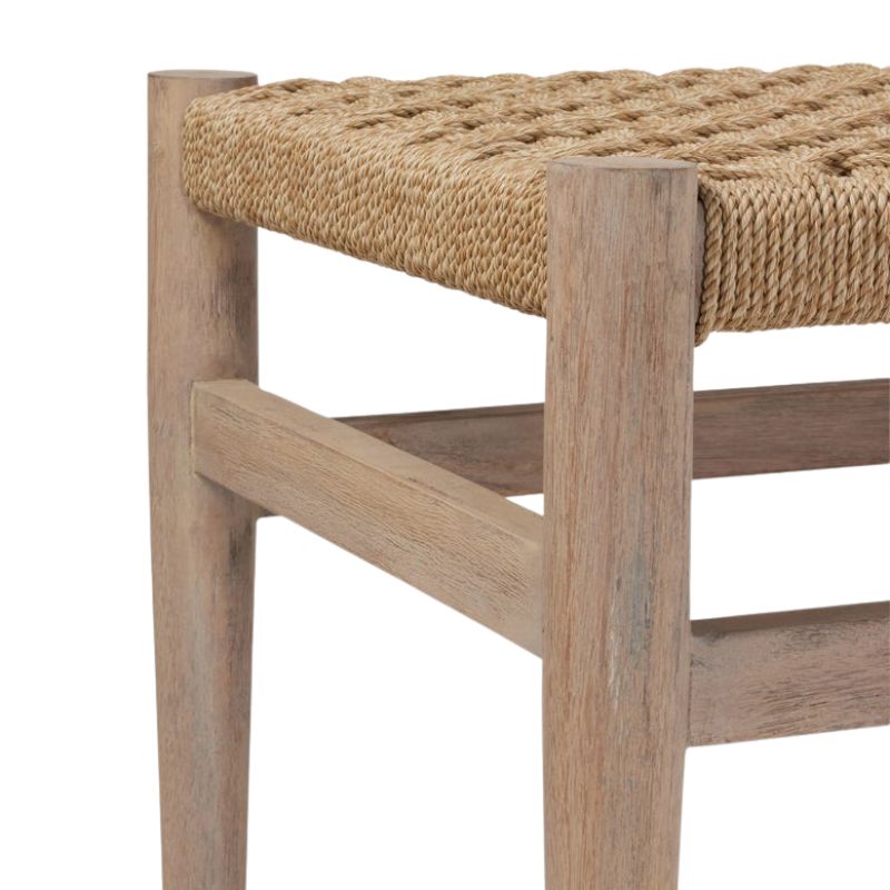 Larsson Natural Twisted Faux Bench