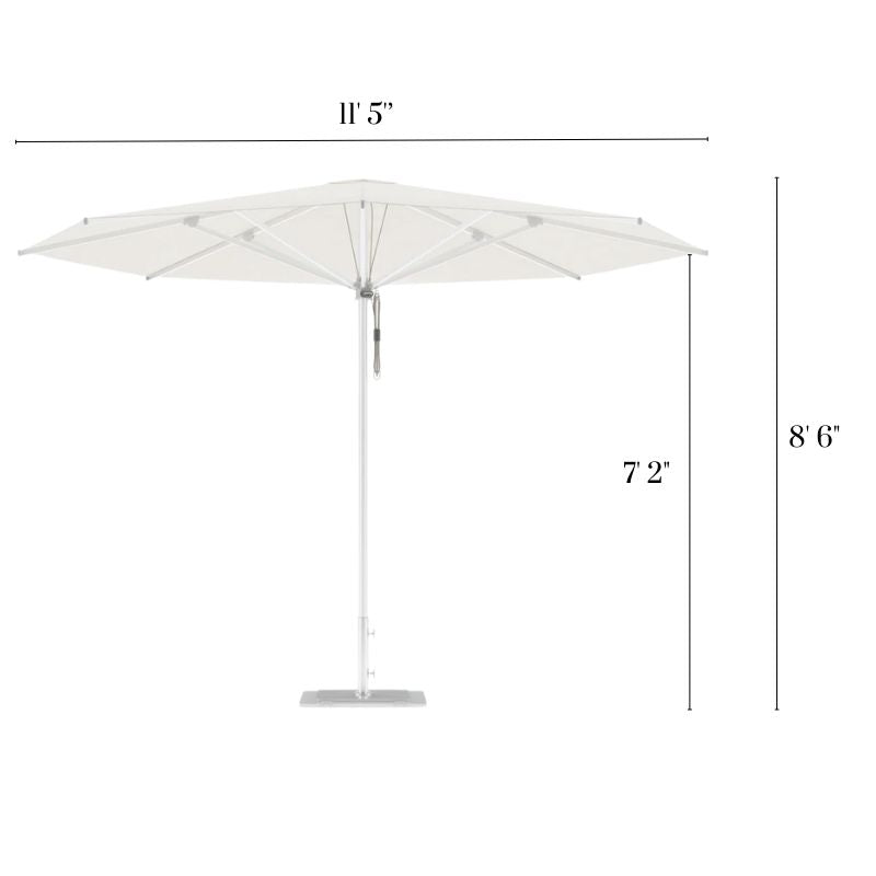 OUTER Umbrella Round Product Dimensions