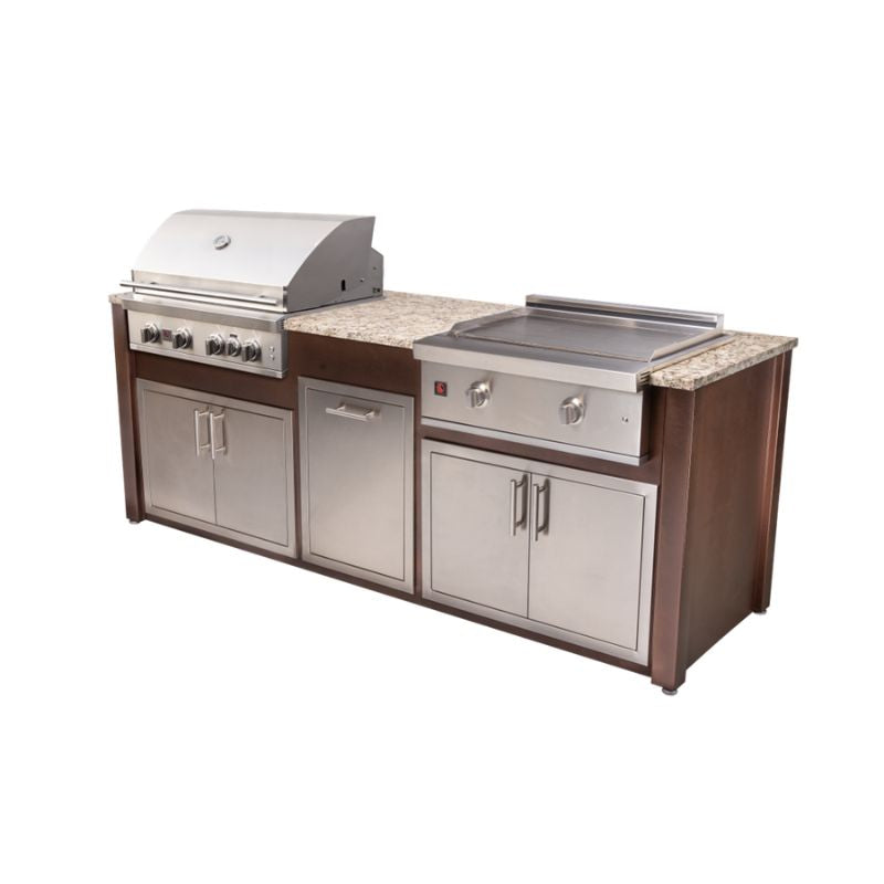 8-ft Outdoor Kitchen Island