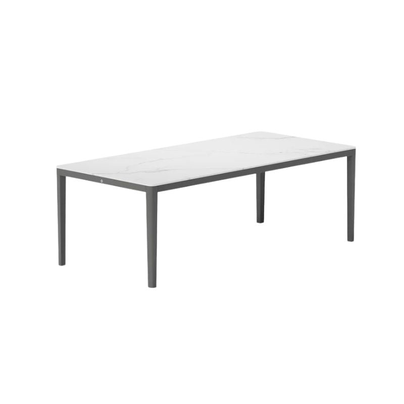 OuterStone Glacier White outdoor dining table