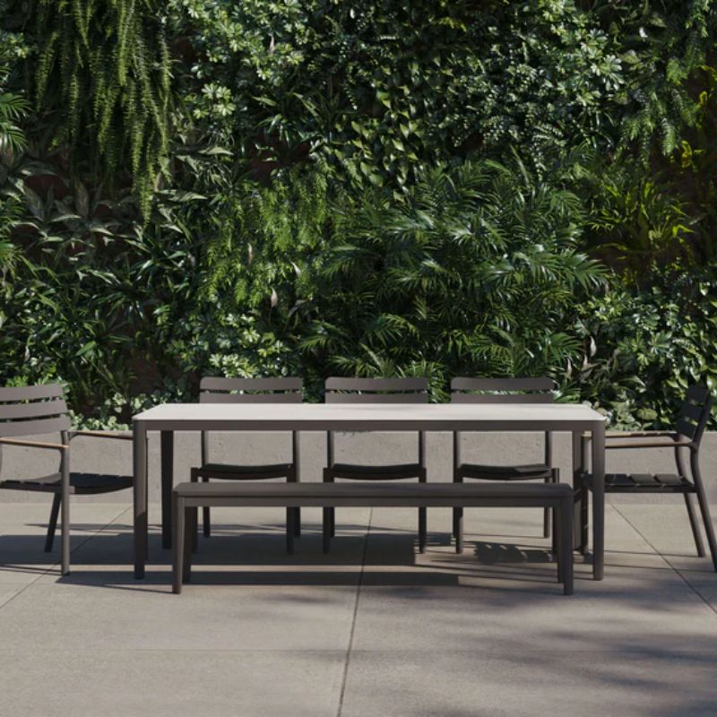 Luxury Outdoor Dining Set under natural lighting | All weather dining set