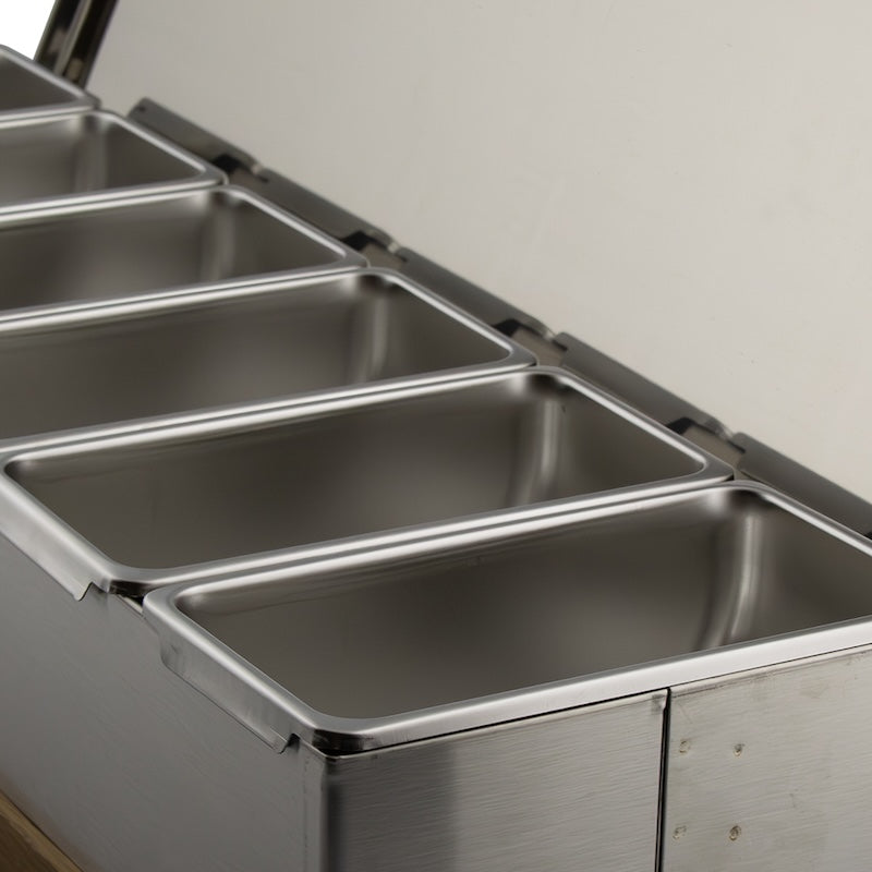 6 compartment Pinnacolo Topping Station Carrier