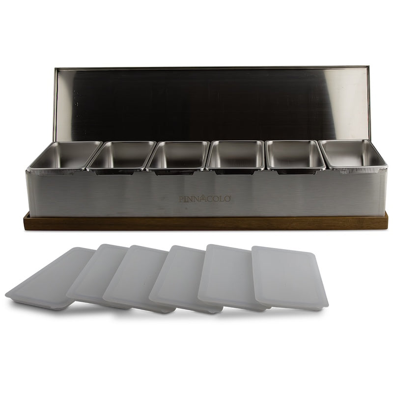 Silicone Lids for the 304 Stainless Steel Condiment Topping Holder