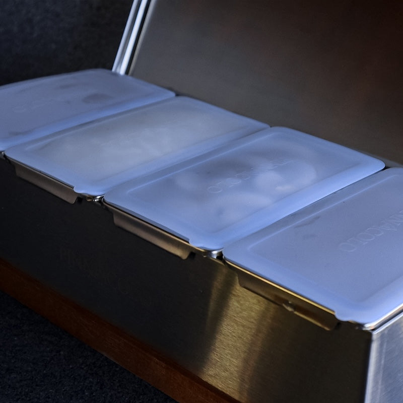 Pinnacolo 4-Compartment Condiment/Topping Carrier