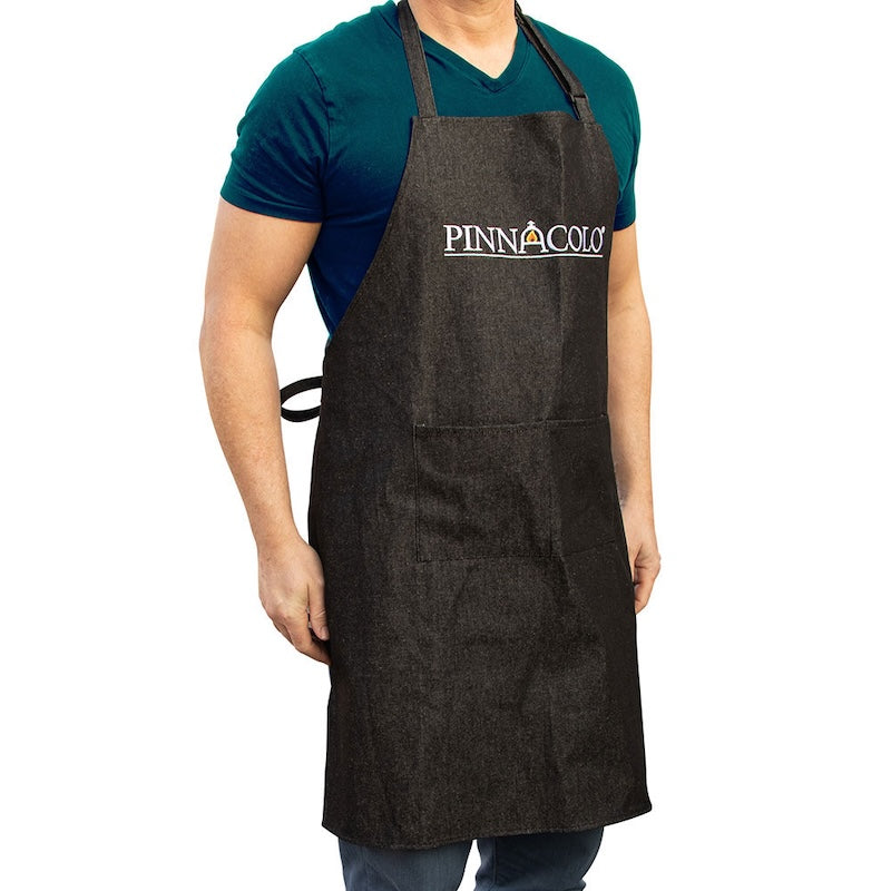 Pinnacolo Denim Apron with the Pinnacolo Embroidered Logo