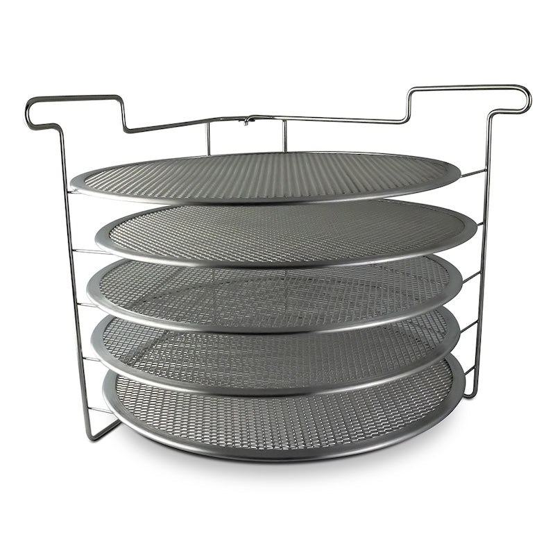 Pinnacolo 5 tier Wire Rack with 14&quot; Pizza Screens