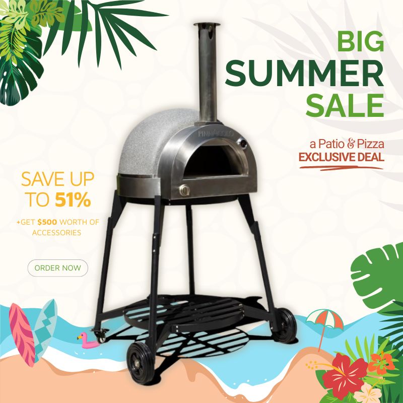 Pinnacolo L&#39;Argilla Clay Gas Pizza Oven