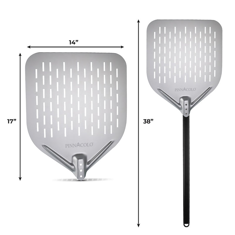 14inch Pinnacolo Perforated Aluminum Peel Dimensions