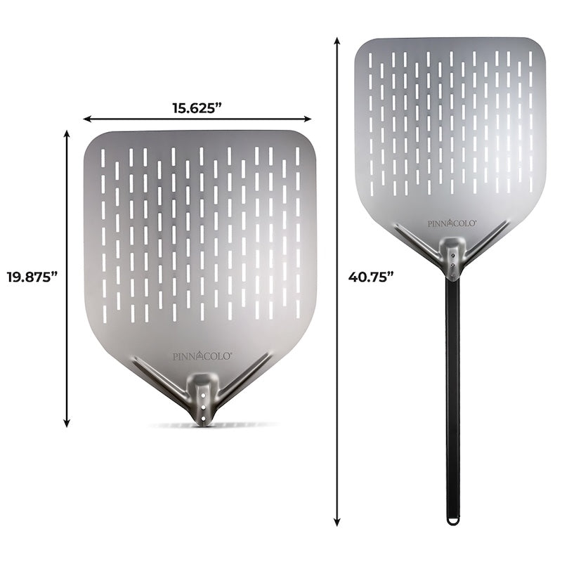 Pinnacolo Perforated Aluminum Peel 16-inch Dimensions