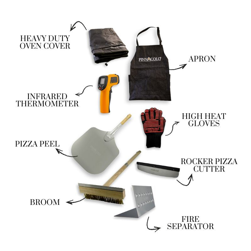 Accessories included with every Pinnacolo PREMIO oven purchase