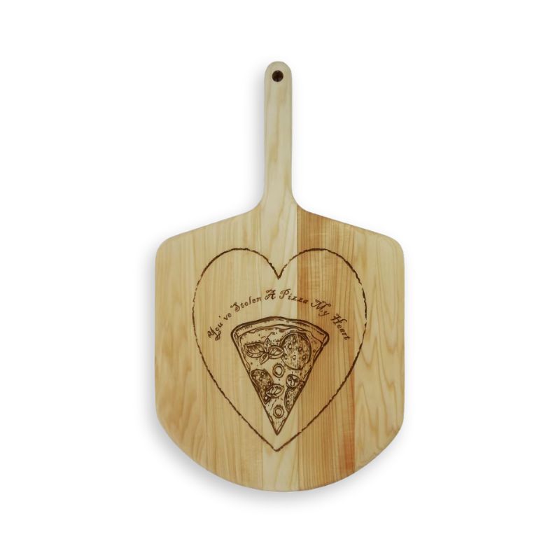 12" x 14" Basswood Pizza Lover Peel