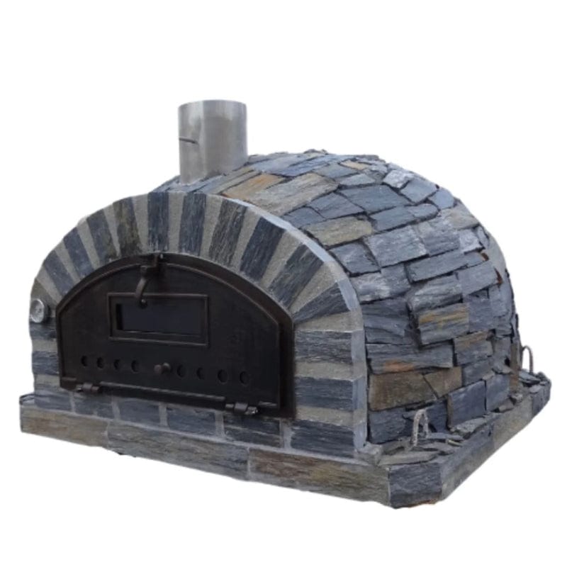 Front of the Pizzaioli Premium Stone Finish Pizza Oven