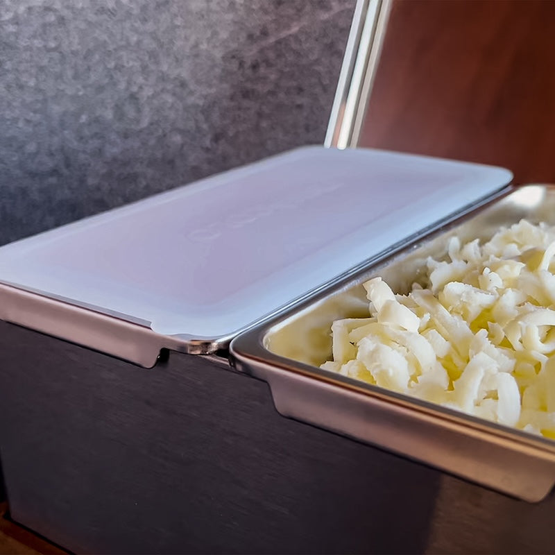 Pinnacolo 4-Compartment Condiment/Topping Carrier