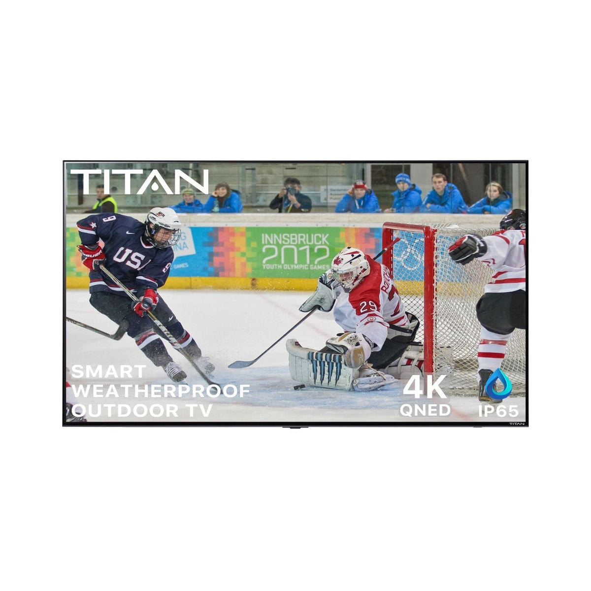 Titan Weatherproof Outdoor TV Full Sun L-200 LG QNED 4K Smart TV