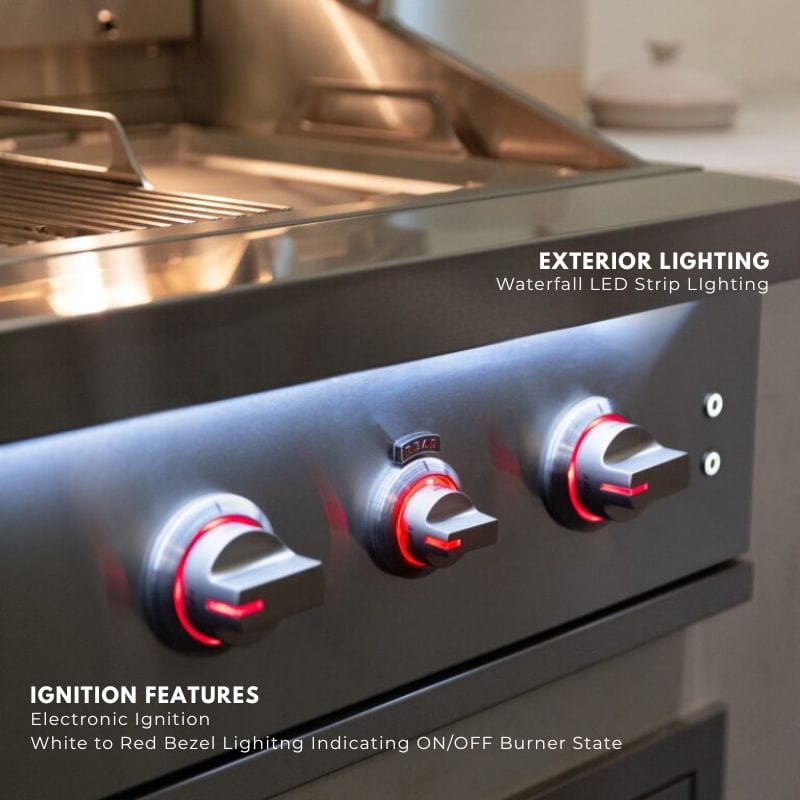 Quest Grill Exterior Lighting Features