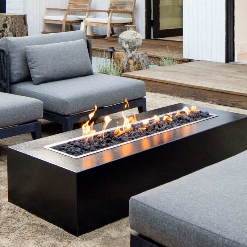 The Outdoor Plus Rectangular Regal Fire Pit 54