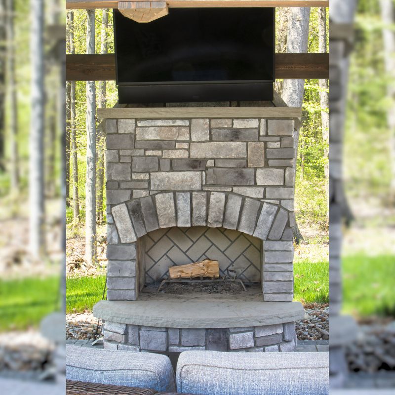 Round Grove Mini Outdoor Fireplace FP1200