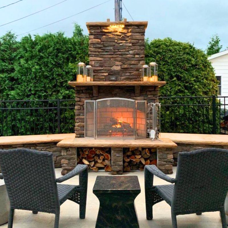 Round Grove Mezzo Outdoor Fireplace FP1600