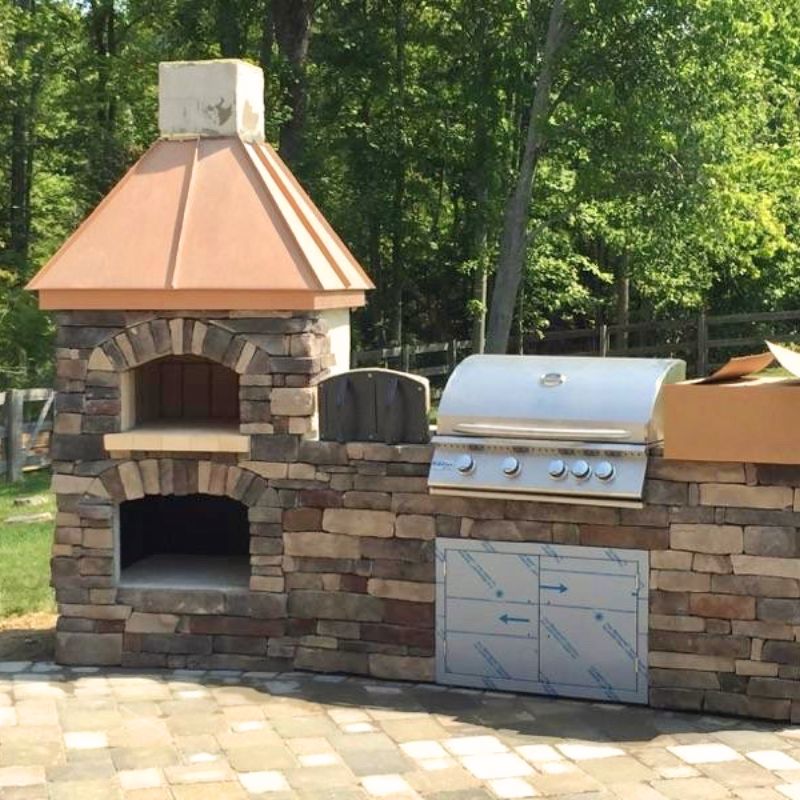 Round Grove DIY Brick Pizza Oven