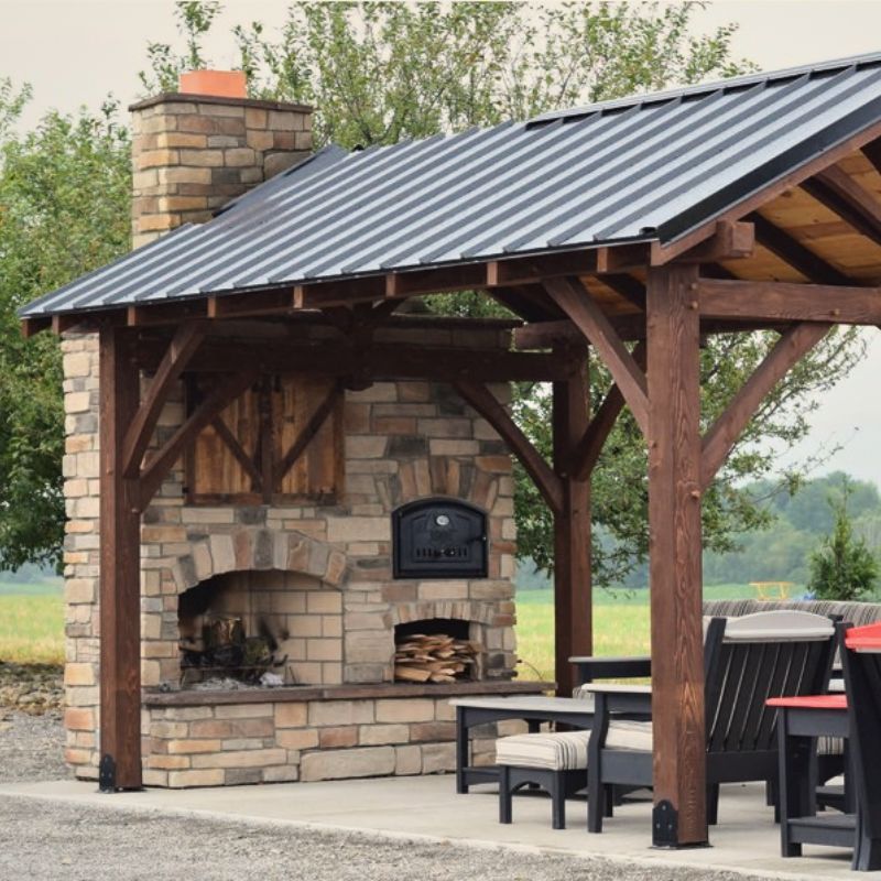 Round Grove DIY Brick Pizza Oven