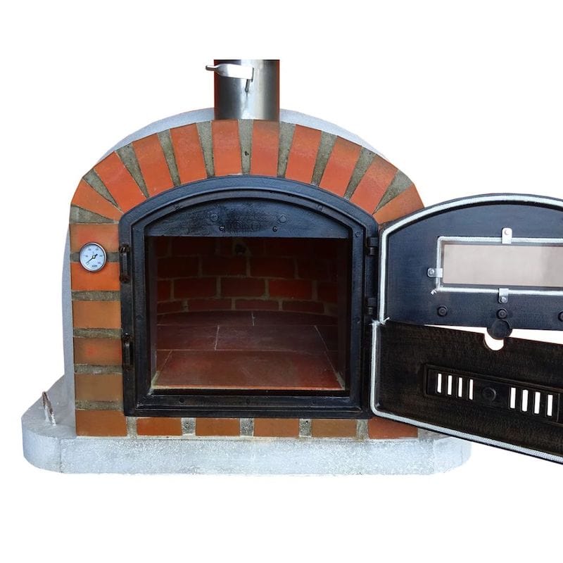 Brick Pizza Oven with Rustic Arch by Authentic Pizza Oven - Patio