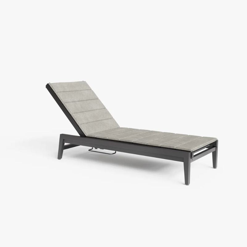 Aluminum Outdoor Infinity Chaise Lounge