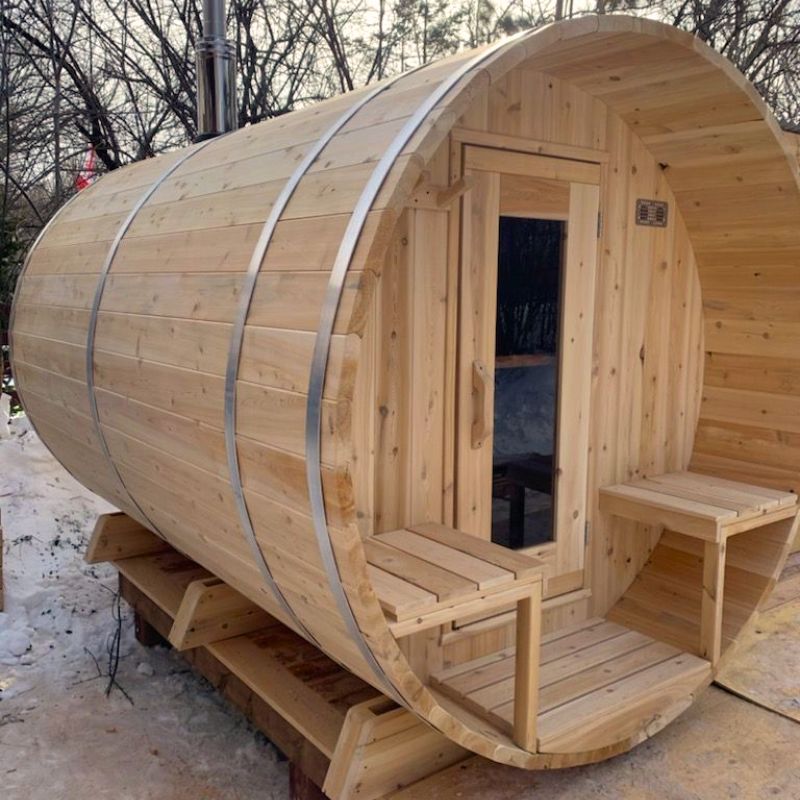 LeisureCraft Canadian Timber Serenity Barrel Sauna CTC2245