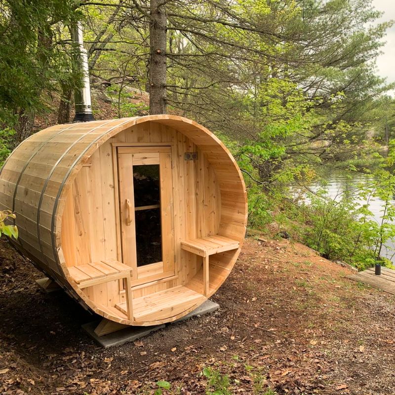 LeisureCraft Canadian Timber Serenity Barrel Sauna CTC2245