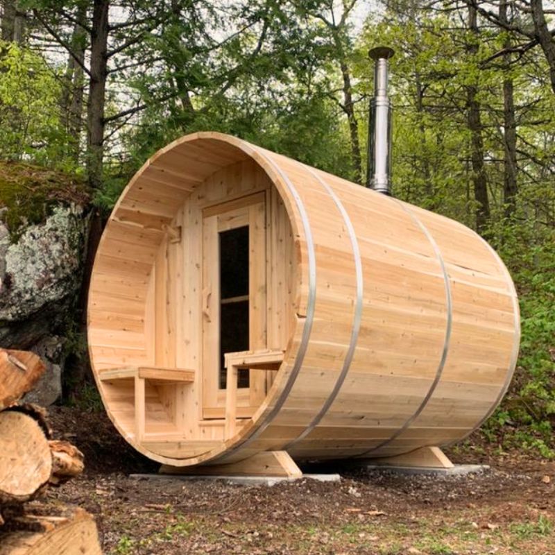 LeisureCraft Canadian Timber Serenity Barrel Sauna CTC2245