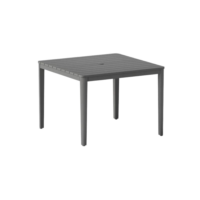 Aluminum Square Outdoor Dining Table Sets