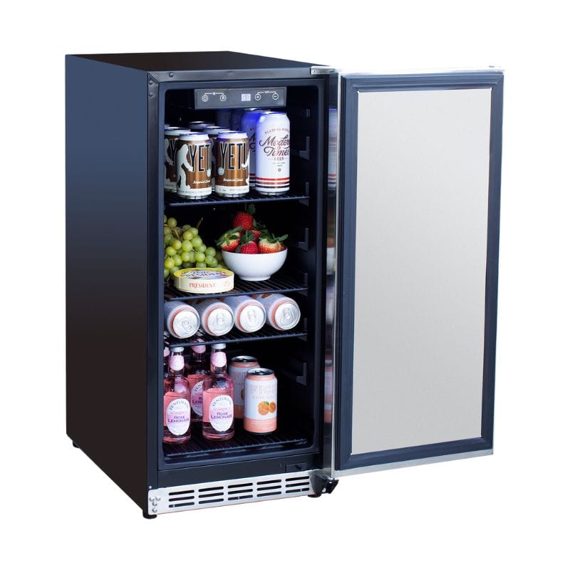 Summerset 15&quot; 3.2 Cu. Outdoor Rated Refrigerator w/ Stainless Door