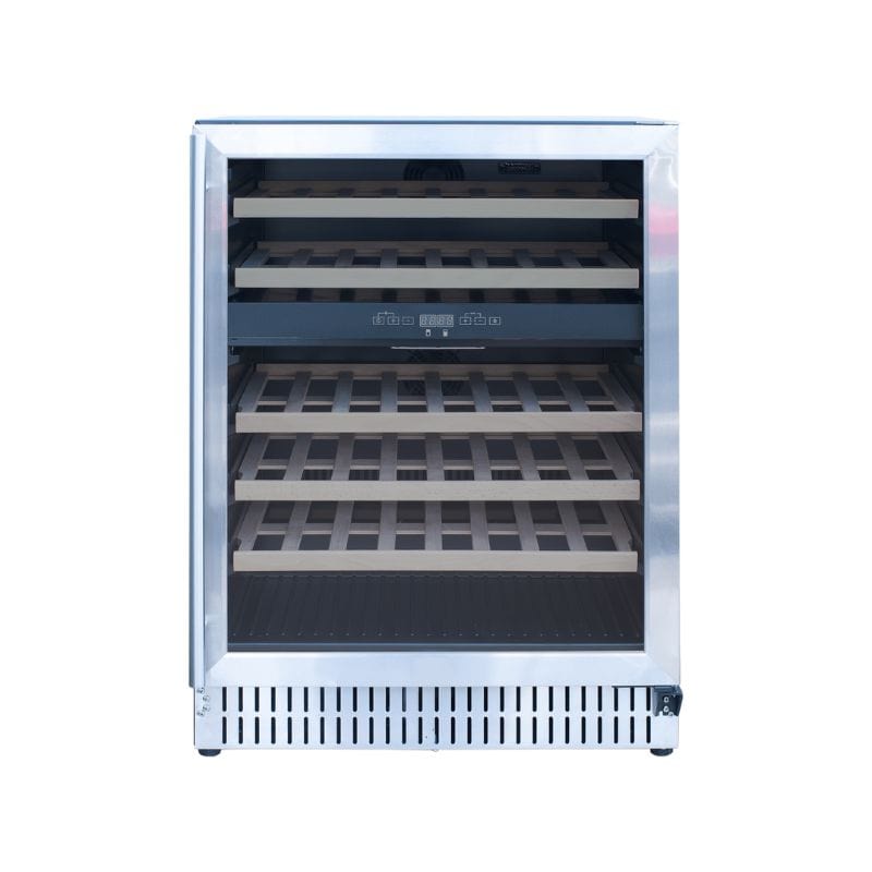Summerset 24&quot; 5.3 Cu. Outdoor Rated Dual Zone Wine Cooler