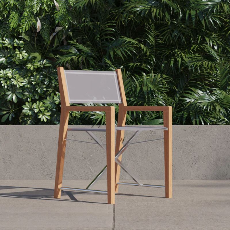 Teak + Aluminum Outdoor Expandable Dining Table Sets