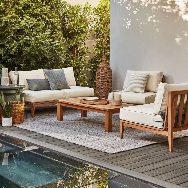 Teak Modular Outdoor Seating
