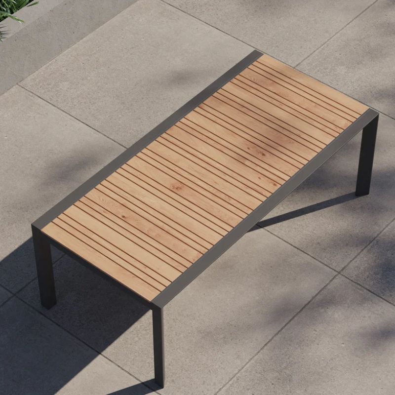 Teak + Aluminum Outdoor Expandable Dining Table Sets