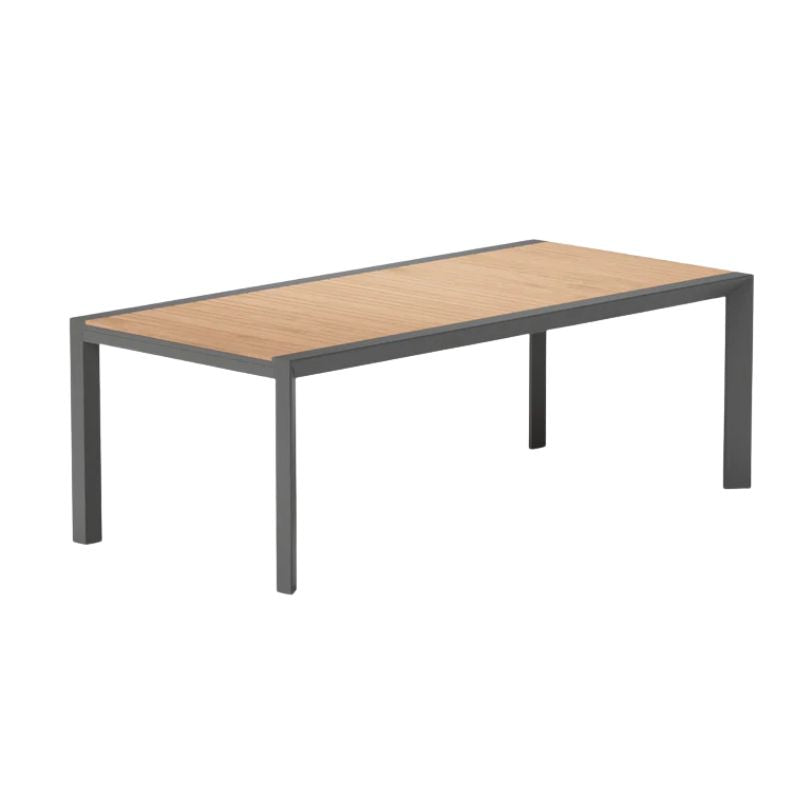 Teak + Aluminum Outdoor Expandable Dining Table Sets