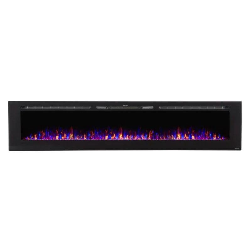 Electric Fireplace Touchstone Sideline 100&quot; Recessed/Wall
