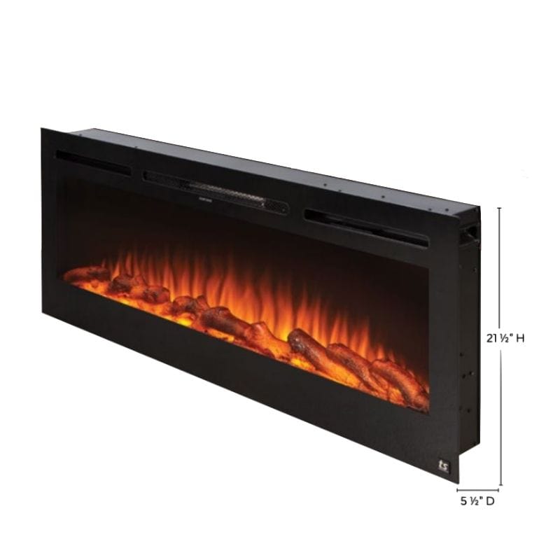 Electric Fireplace Touchstone Sideline 100&quot; Recessed/Wall