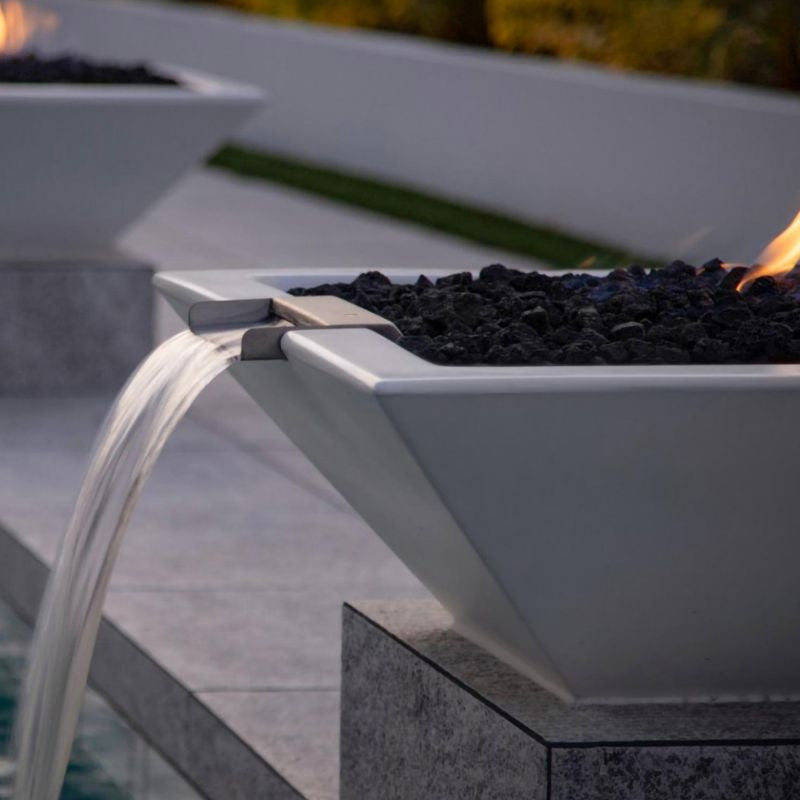 The Outdoor Plus Maya Fire Water Bowl Display