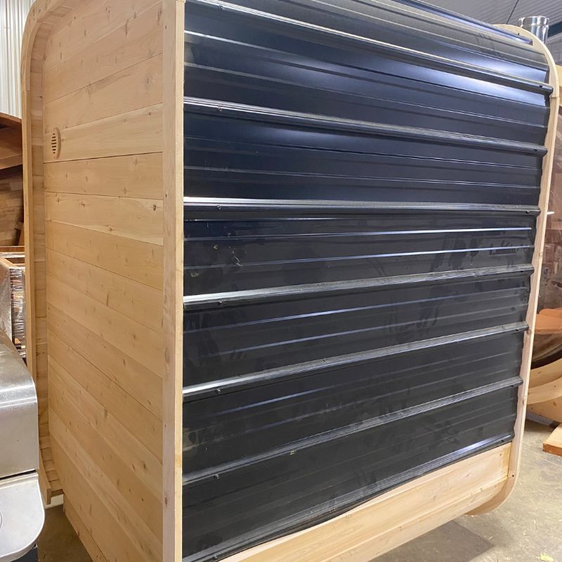 ThermaVèra Core 2-Seater Compact Outdoor Sauna Package