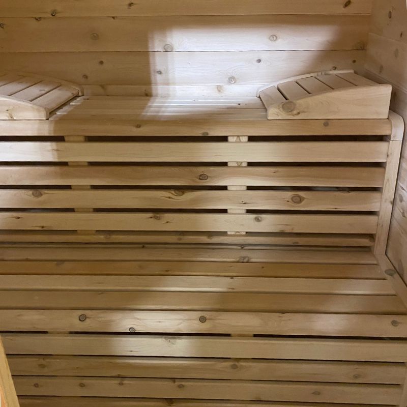 ThermaVèra Core 2-Seater Compact Outdoor Sauna Package