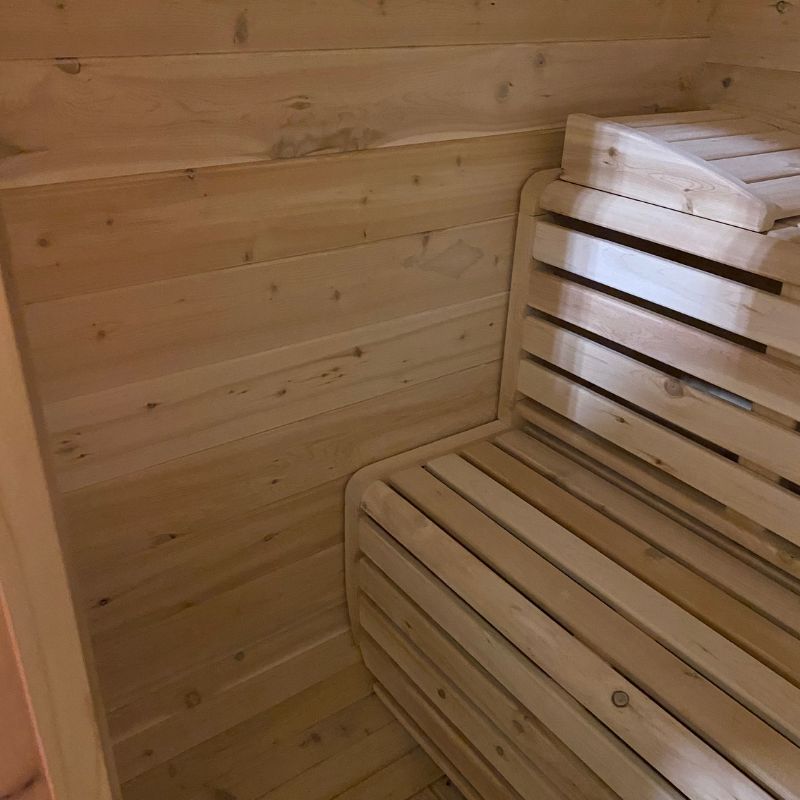 ThermaVèra Core 2-Seater Compact Outdoor Sauna Package