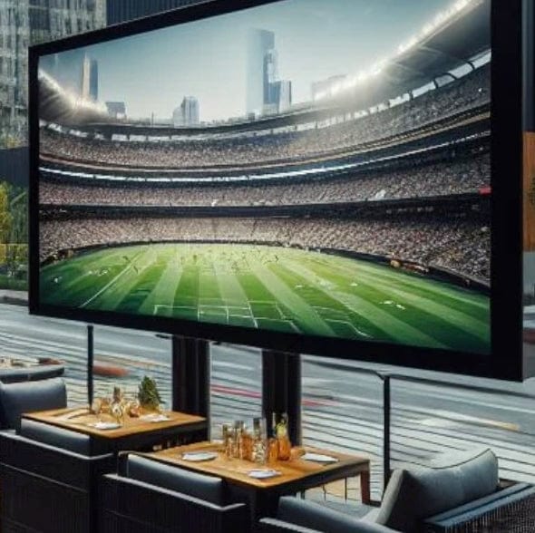 Titan Weatherproof Outdoor TV Full Sun L-300 LG QNED 4K Smart TV