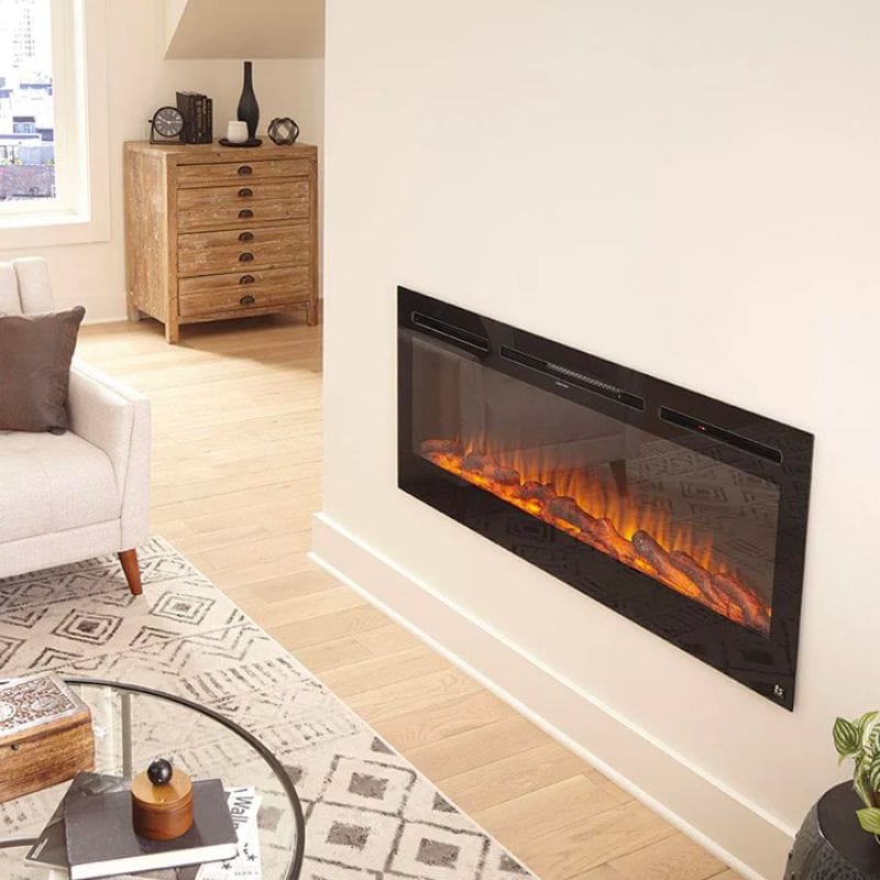 Touchstone Sideline 50&quot; Recessed/Wall Electric Fireplace