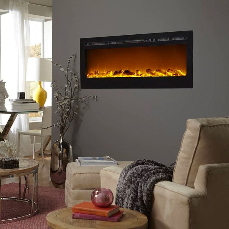 Touchstone Sideline 50&quot; Recessed/Wall Electric Fireplace