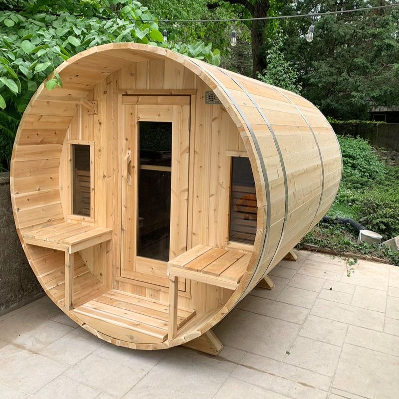 LeisureCraft Canadian Timber Tranquility Barrel Sauna CTC2345