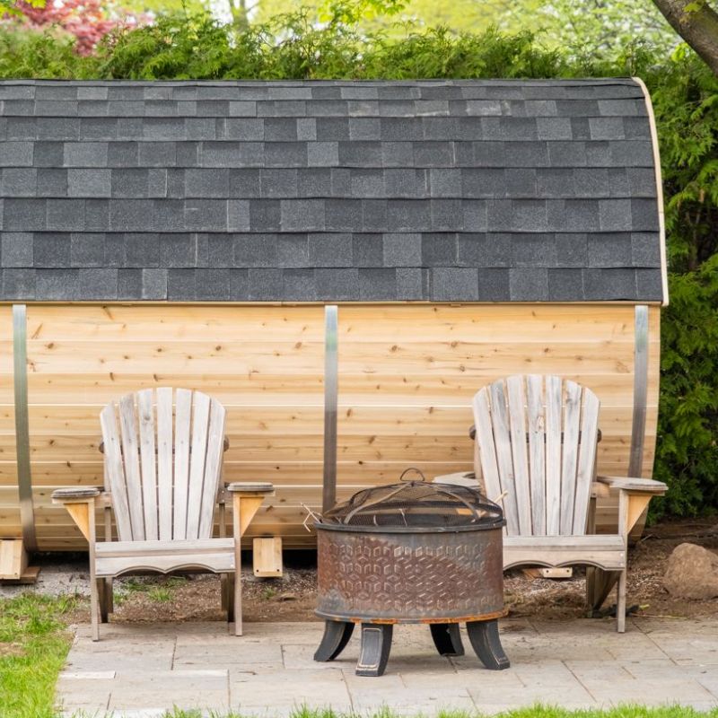 LeisureCraft Canadian Timber Tranquility Barrel Sauna CTC2345