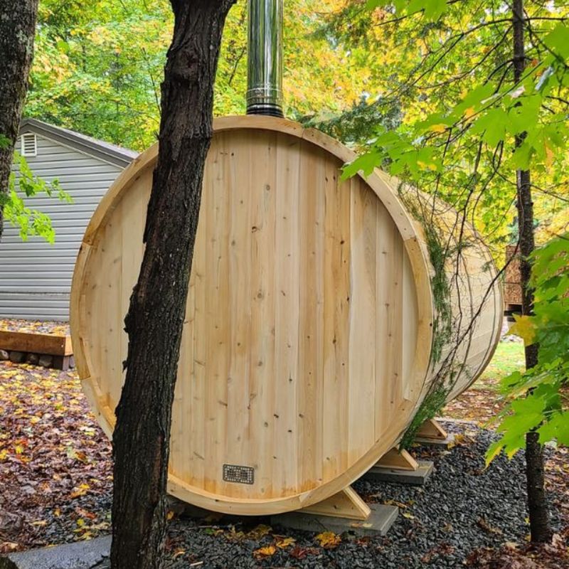 LeisureCraft Canadian Timber Tranquility Barrel Sauna CTC2345